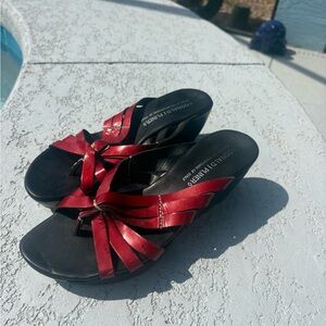 Donald J. Pliner Women's Strappy Red Sandals